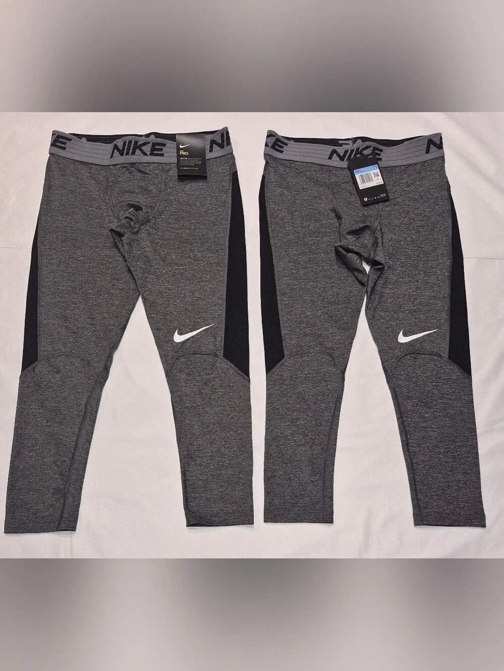 2 Pair! NWT Nike Pro Dri-FIT Compression Tights Mens Medium